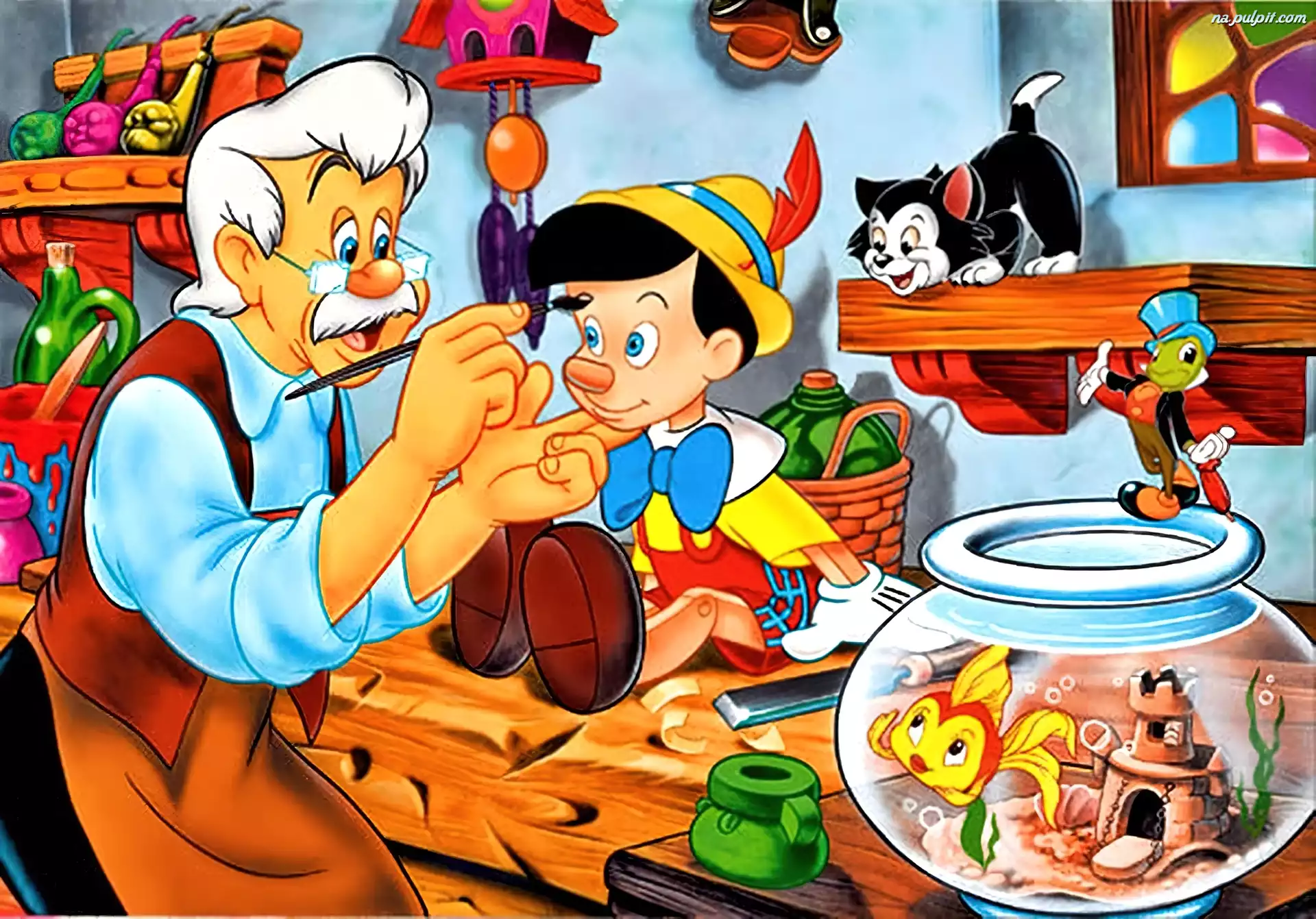 Jak Miał Na Imię Stolarz Pinokio Pinokio, Disney Na Pulpit